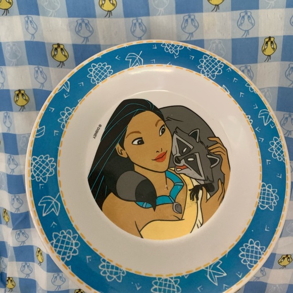 Vintage 90s Disney Pocahontas Plate - Picture 3 of 3